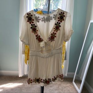NEW tularosa 60s inspired romper- never worn